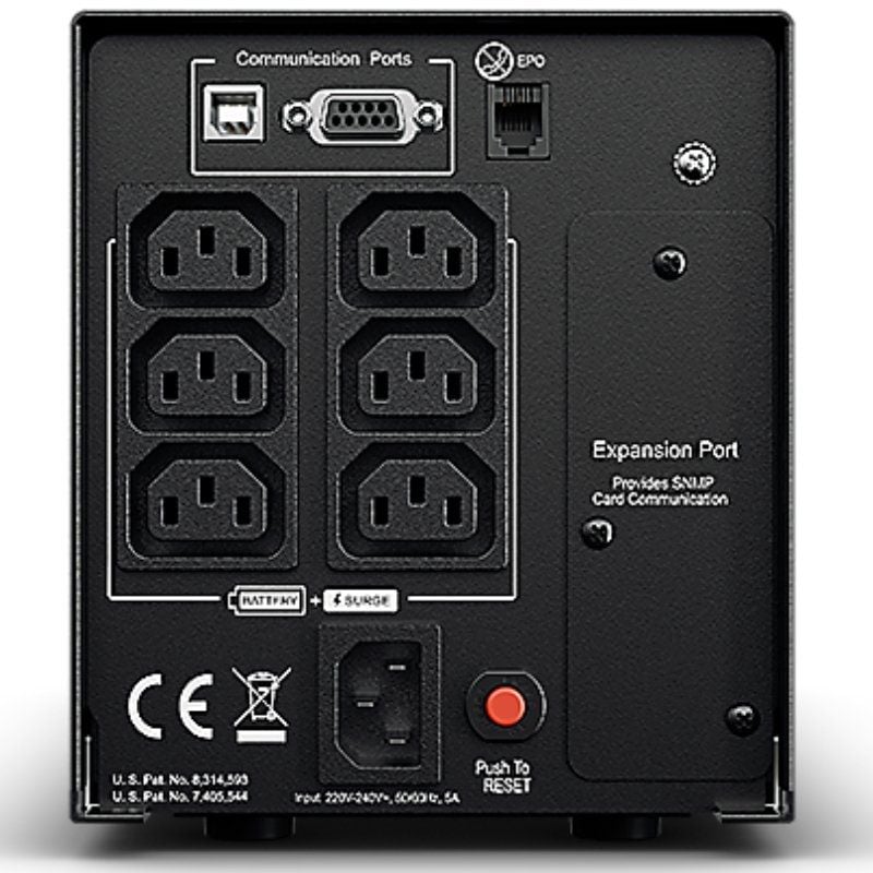 Cyberpower PR750ELCD UPS Interactiva em Linha / 750va-675w / 6 Saídas / Formato Torre