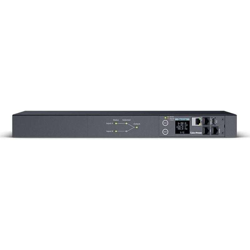 Unidade de Distribuição de Energia Cyberpower PDU44005 / 16A / 8x IEC C13 - 2x IEC C19 / Formato de…