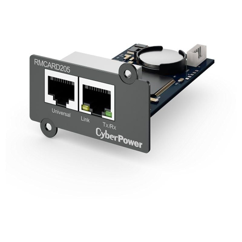 Cartão de Gestão Remota Cyberpower RMCARD205 / RJ45 / Compatível com Envirosensor