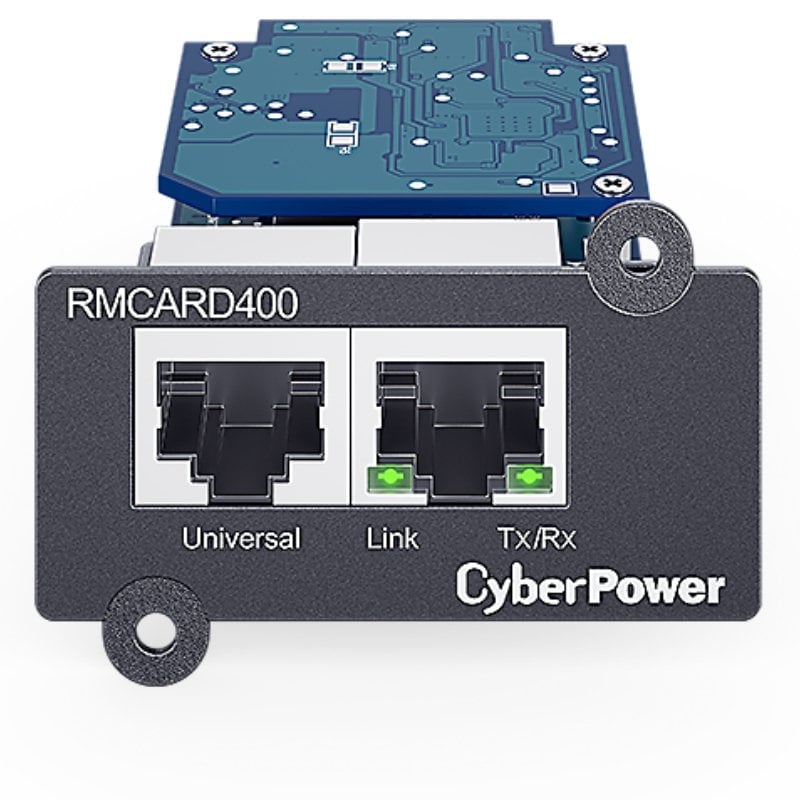 Placa de Gestão Remota Cyberpower RMCARD400 / RJ45 / Compatível com Envirosensor