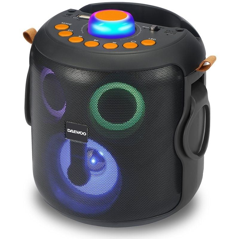Coluna de Karaoke Bluetooth Daewoo DW3008 / 15W / 1.0