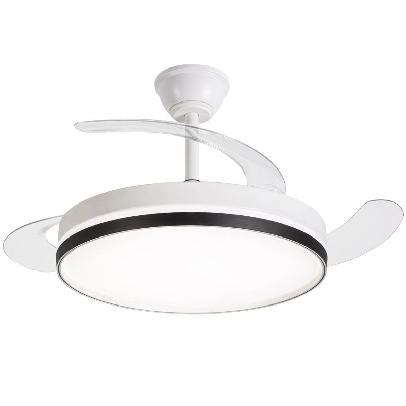 Ventilador de Teto Daewoo com Pás Retrácteis DW5009 / 30W / 3 Pás / 6 Velocidades