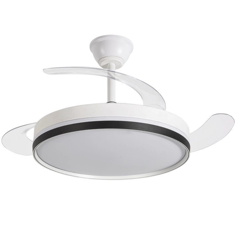 Ventilador de Teto Daewoo com Pás Retrácteis DW5009 / 30W / 3 Pás / 6 Velocidades