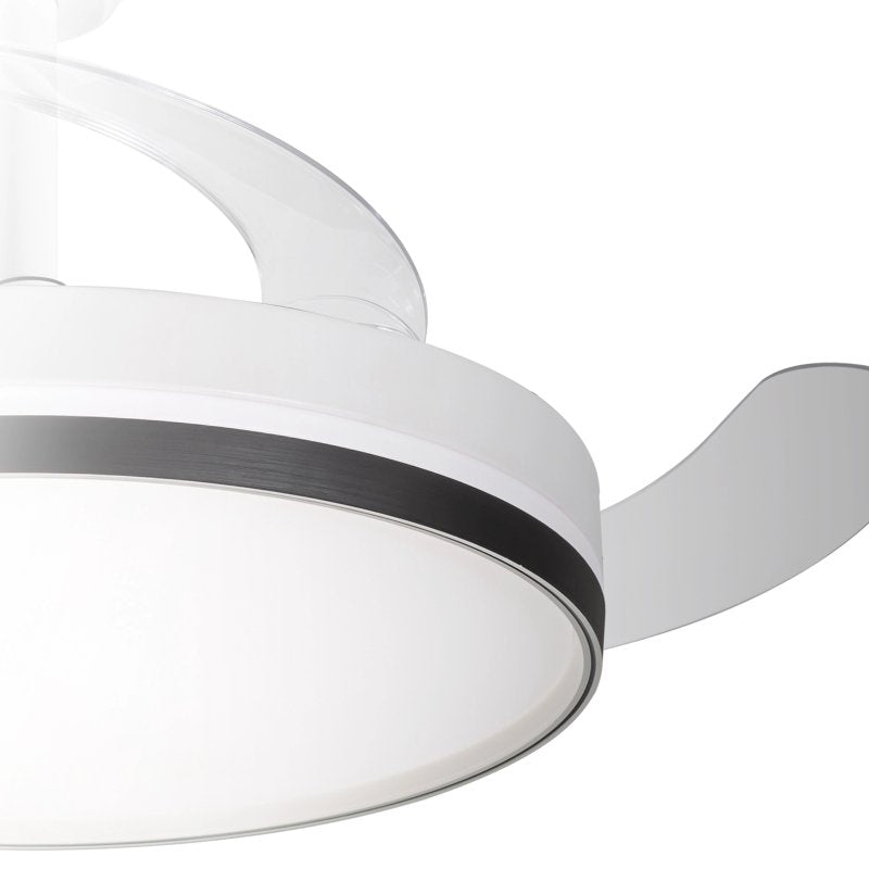 Ventilador de Teto Daewoo com Pás Retrácteis DW5009 / 30W / 3 Pás / 6 Velocidades