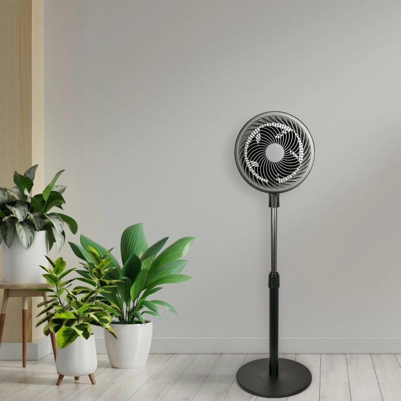 Daewoo DW9003 Ventilador de Chão / 80W / 5 Pás 25cm / 3 Velocidades