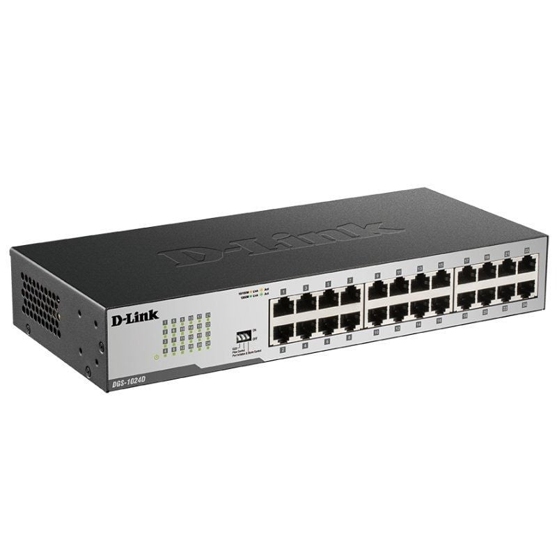 D-link Dgs-1024d 24 Portas / Rj-45 Gigabit 10 / 100 / 1000 Switch