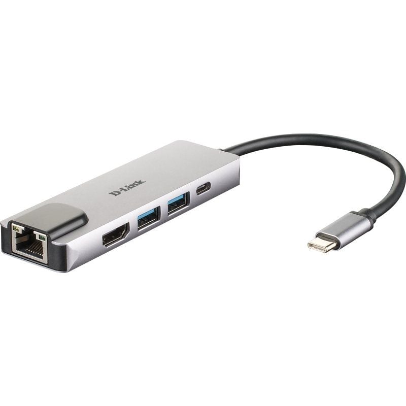 D-link Dub-m520 Estação de Ancoragem USB Tipo C / 2xusb / 1xusb Tipo C / 1xhdmi / 1xrj45 / 1xthunde…
