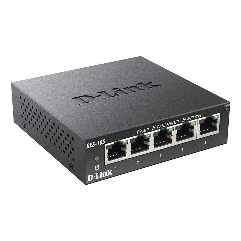 Switch D-link Des-105 5 Portas / Rj-45 10 / 100