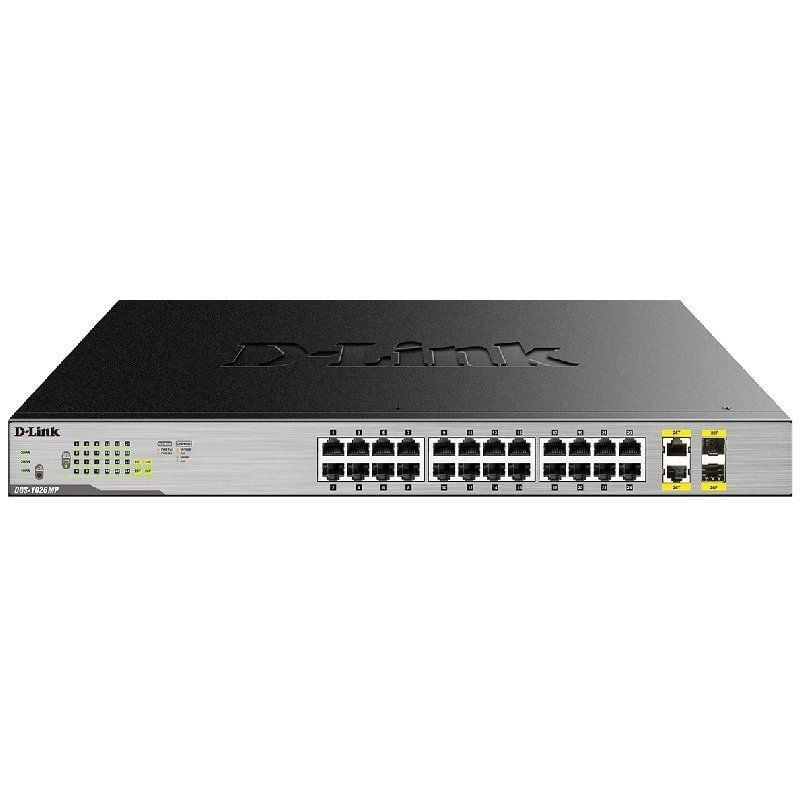 Switch D-link Dgs-1026mp 26 Portas 10 / 100 / 1000 Poe / SFP