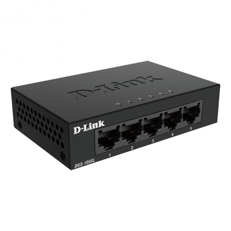 D-link Dgs-105gl Switch 5 Portas / Rj-45 10 / 100 / 1000