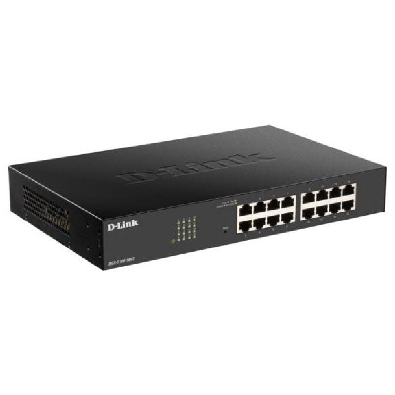 D-link Dgs-1100-16v2 16 Portas / Rj-45 Gigabit 10 / 100 / 1000 Switch Gerido