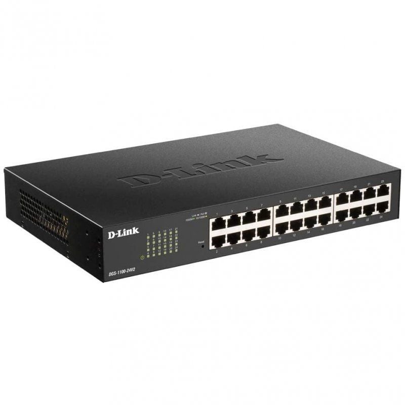 D-link Dgs-1100-24pv2 24 Portas / Rj-45 Gigabit 10 / 100 / 1000 Poe Switch Gerido