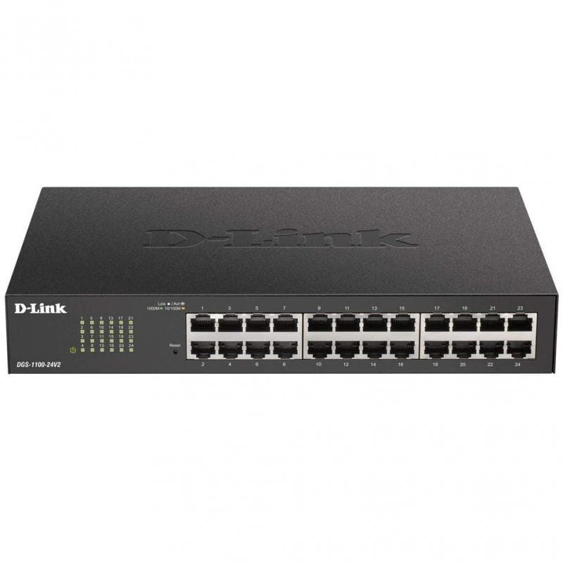 D-link Dgs-1100-24v2 24 Portas / Rj-45 Gigabit 10 / 100 / 1000 Switch Gerido