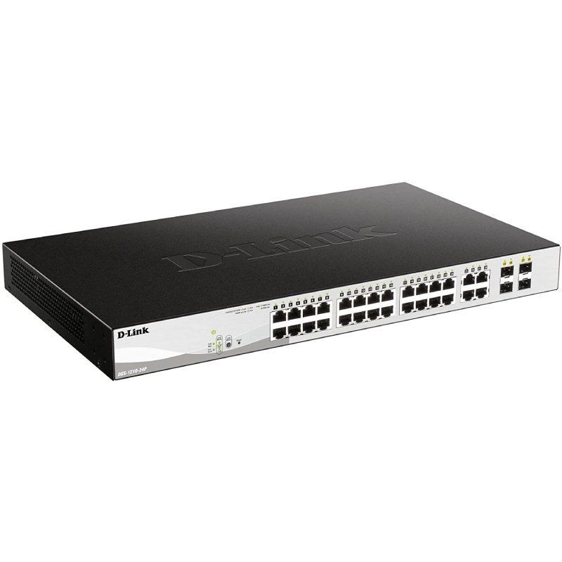 D-link Dgs-1210-24p 24 Portas / Rj-45 10 / 100 / 1000 / Poe / SFP Switch Gerido