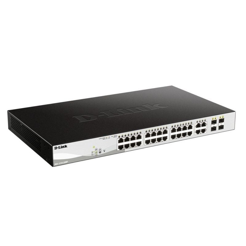 Switch D-link Smart Plus Dgs-1210-28mp 28 Portas / Rj-45 10 / 100 / 1000 Poe / SFP
