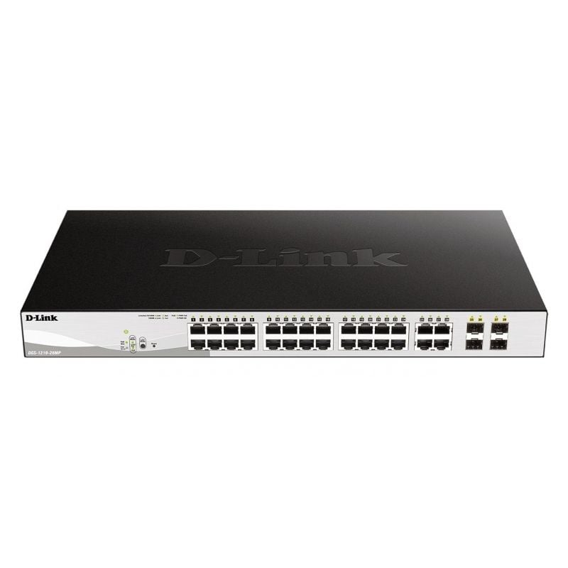 Switch D-link Smart Plus Dgs-1210-28mp 28 Portas / Rj-45 10 / 100 / 1000 Poe / SFP