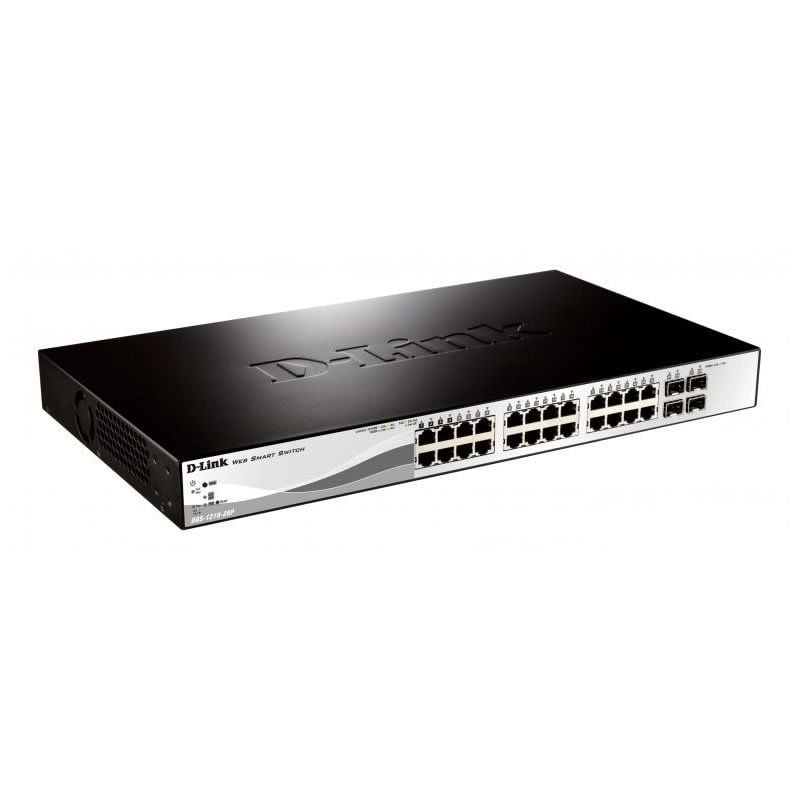 D-link Dgs-1210-28p 28 Portas RJ45 Switch / 10 / 100 / 1000 / SFT / Poe