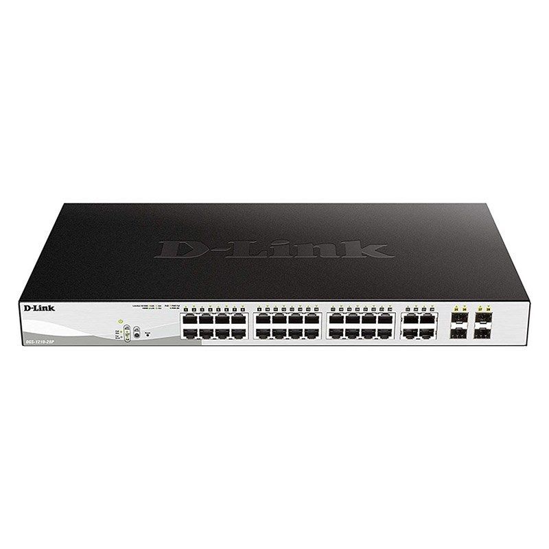 D-link Dgs-1210-28p 28 Portas RJ45 Switch / 10 / 100 / 1000 / SFT / Poe