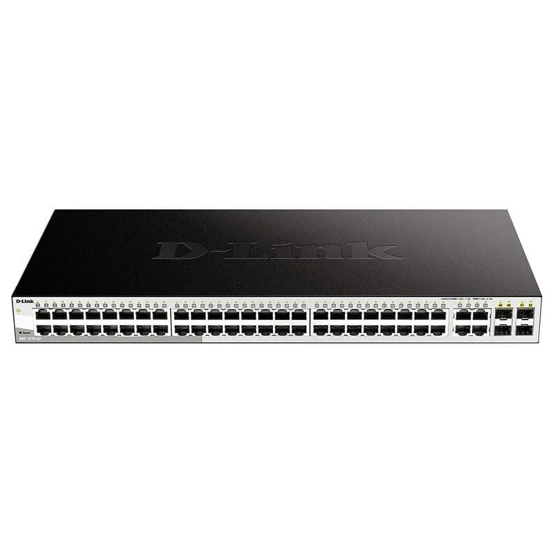 Switch D-link Dgs-1210-52 Smart+ 52 Portas / Rj-45 10 / 100 / 1000 / SFP
