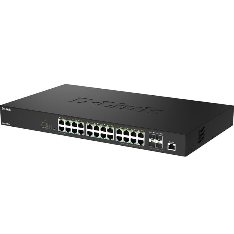 Switch D-link Dms-1250-28p / e 28 Portas / Rj-45 Gigabit 10 / 100 / 1000 Poe / SFP