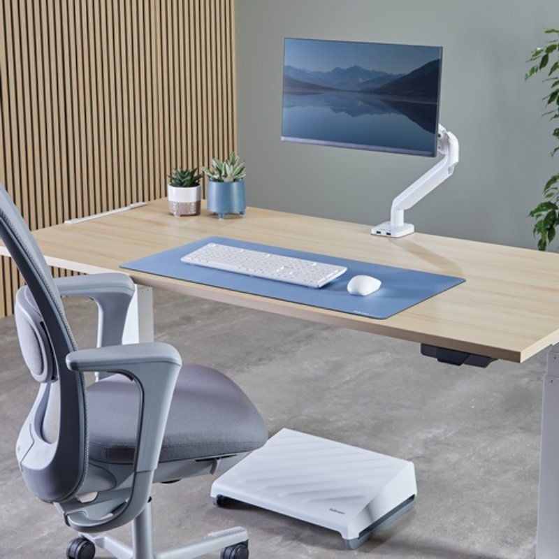 Tapete de Rato Fellowes 100139322 XL / 800 X 400 X 2,5 Mm / Azul