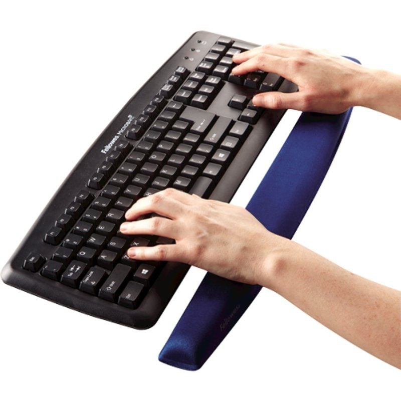 Descanso de Pulso Fellowes 9178401 / 19 X 471,1 X 58,7mm / Azul