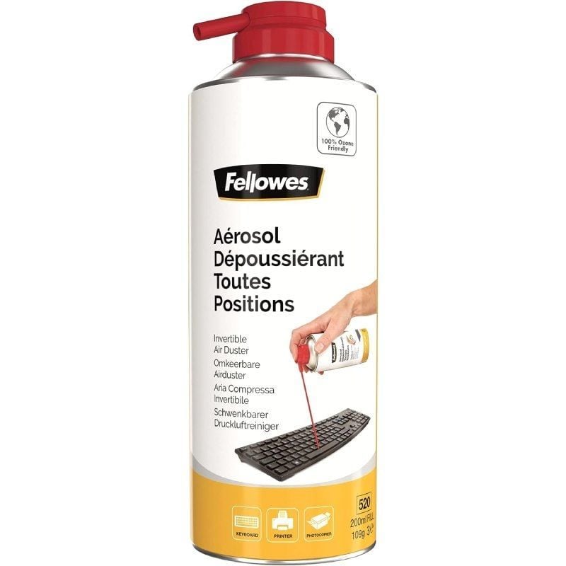 Pulverizador de Ar Pressurizado Fellowes 9974804 / 200 Ml de Capacidade