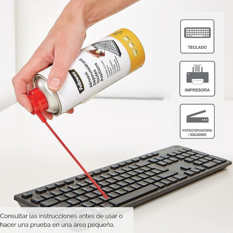 Pulverizador de Ar Pressurizado Fellowes 9974804 / 200 Ml de Capacidade