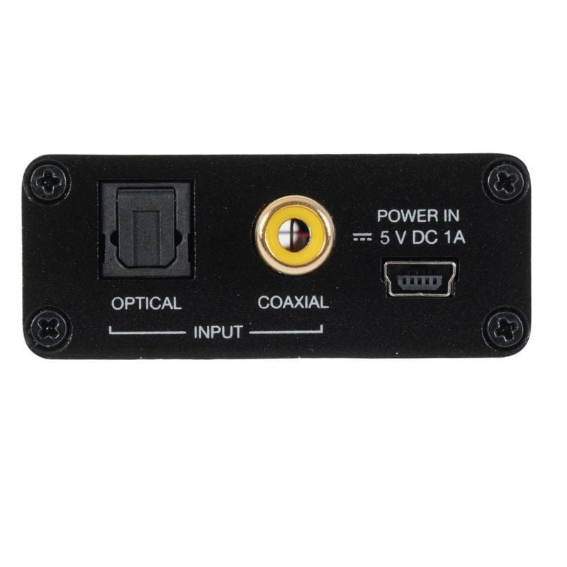 Conversor de Áudio Fonestar Fo-41dah / Entrada Toslink e RCA / Saída 2x RCA / 1x Jack 3.5