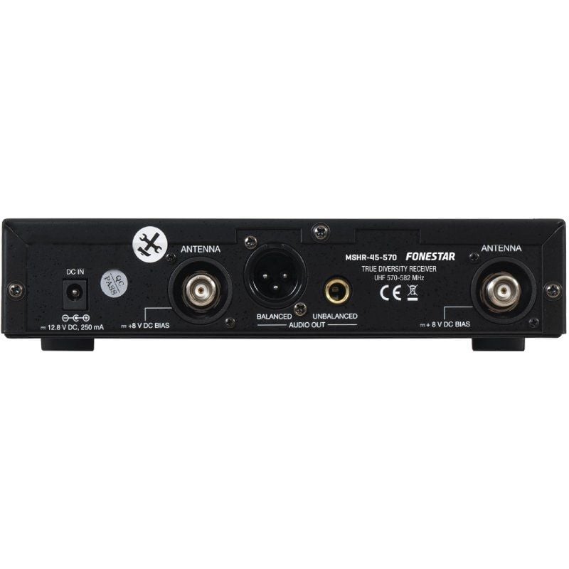 Microfone de Mão sem Fios UHF Msh-887-570 / Inclui Recetor