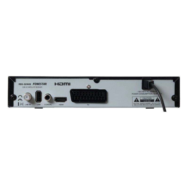 Recetor de TV por Satélite Fonestar Rds-524hd