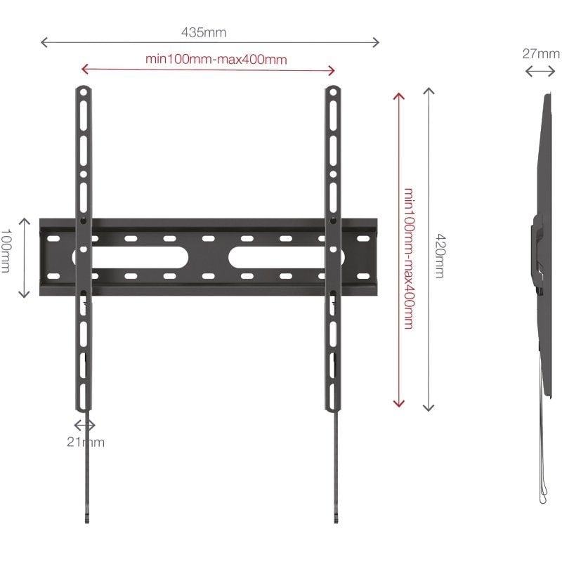 Fonestar Fix-044ba Suporte de Parede para TV 32-70" / Até 45kg