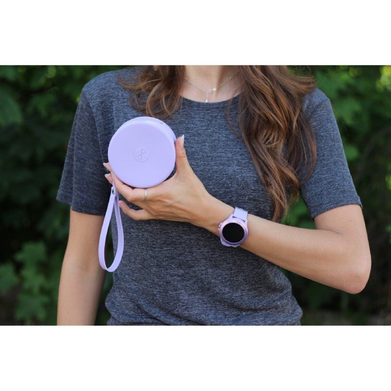 Smartwatch Forever Colorum Cw-300 / Notificações / Ritmo Cardíaco / Roxo