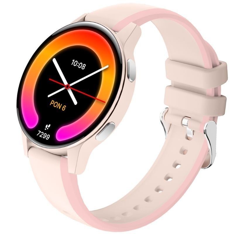 Forever Smartwatch Igo Watch 4 Jw-600 Notificações / Ritmo Cardíaco / Rosa
