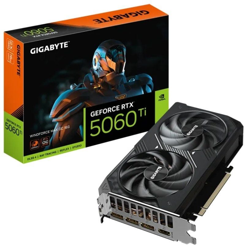 Placa Gráfica Gigabyte Geforce RTX 5060 Ti Windforce Max OC / 16GB GDDR7