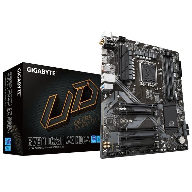 Placa-mãe Gigabyte B760 DS3H AX DDR4 Socket 1700 Socket 1700