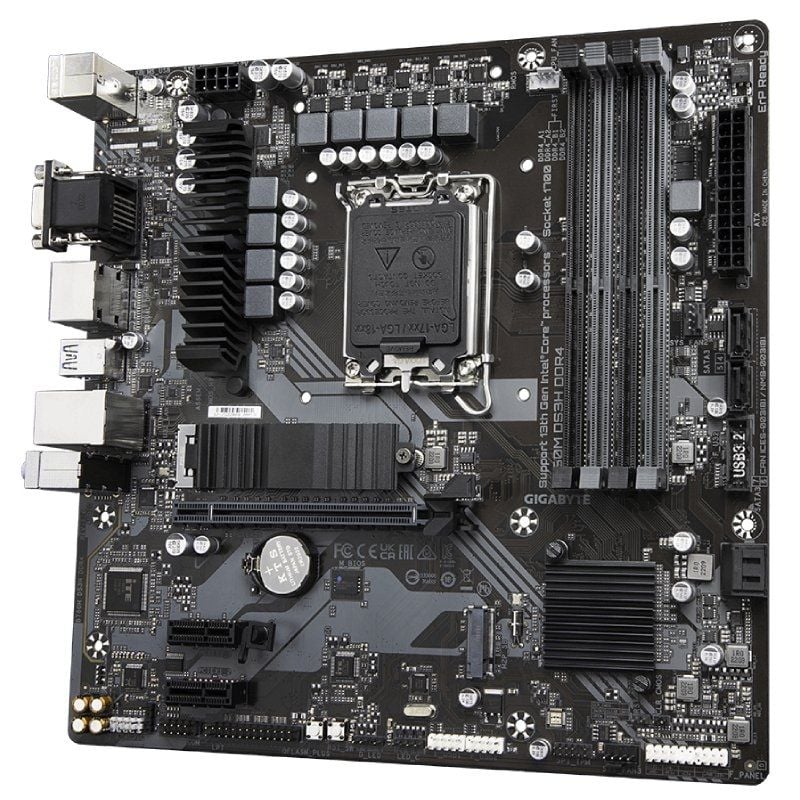 Placa-mãe Gigabyte B760M DS3H DDR4 Socket 1700 / Micro ATX