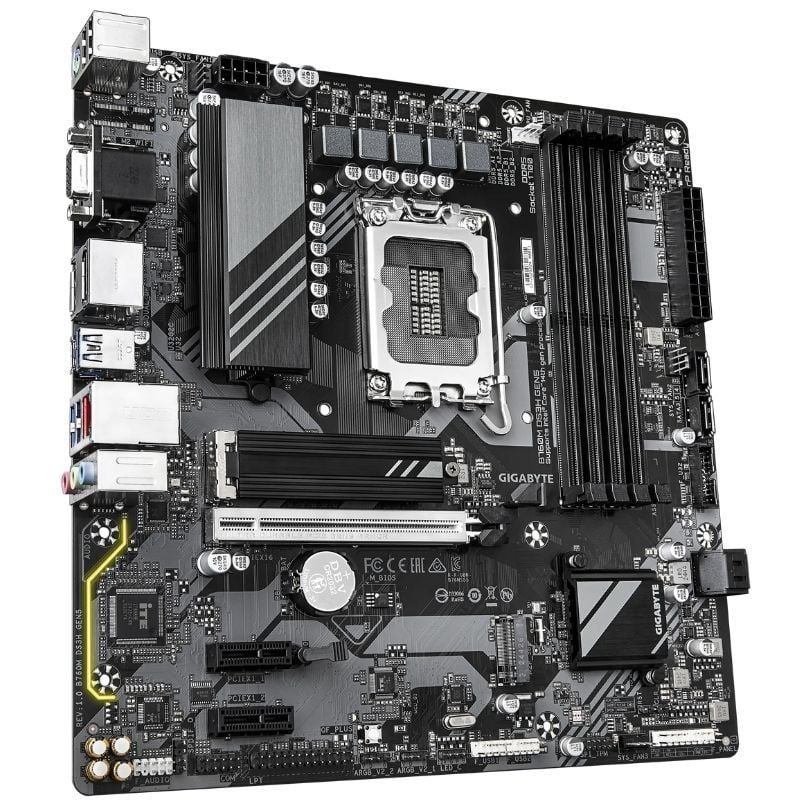 Placa-mãe Gigabyte B760M DS3H GEN5 Socket 1700 / Micro ATX
