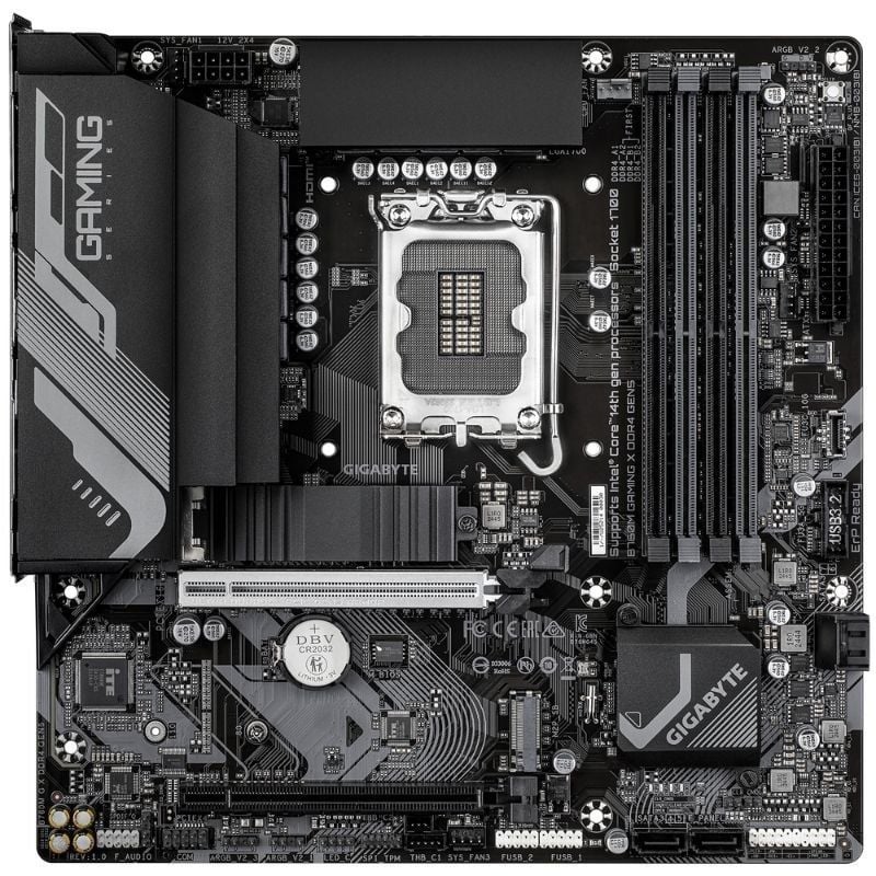 Gigabyte B760M Gaming X DDR4 GEN5 Socket 1700 / DDR4 / PCIe 5.0 / Placa-mãe Micro ATX