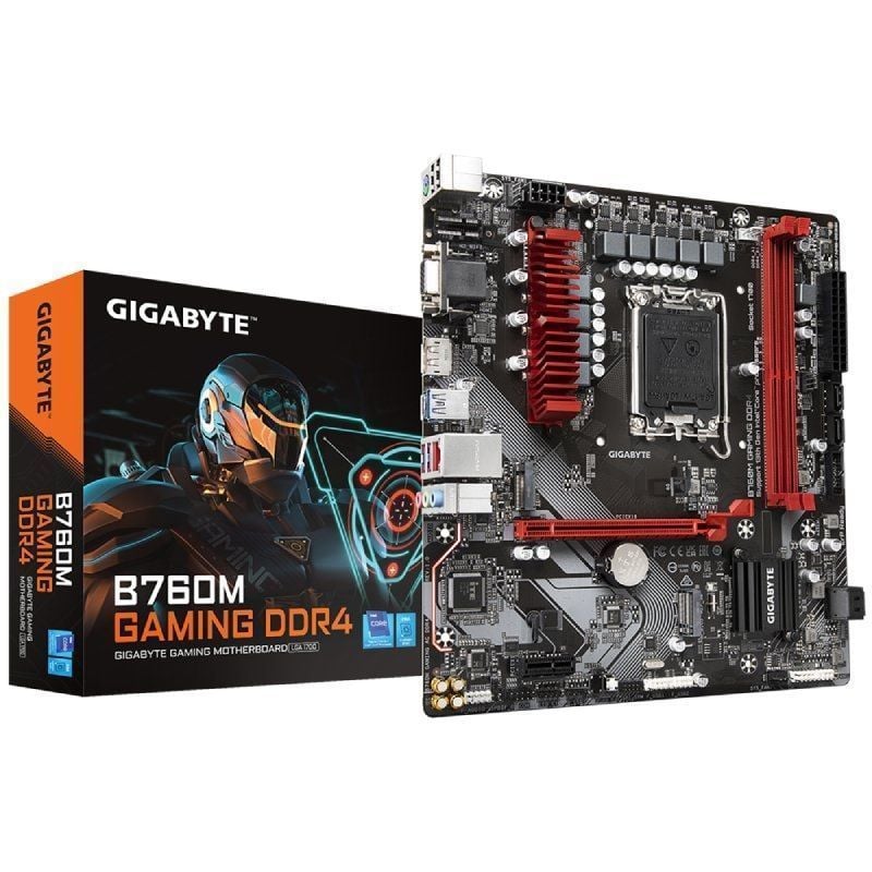Placa-mãe Gigabyte B760M GAMING DDR4 Socket 1700 / Micro ATX
