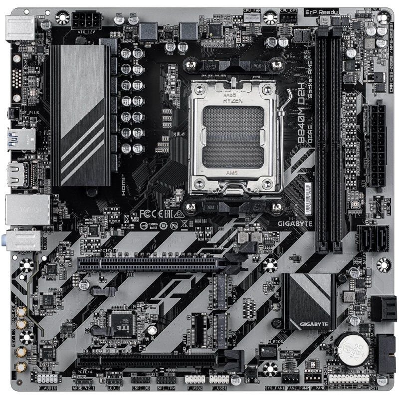 Placa-mãe Gigabyte B840M D2H Socket AM5 / Micro ATX