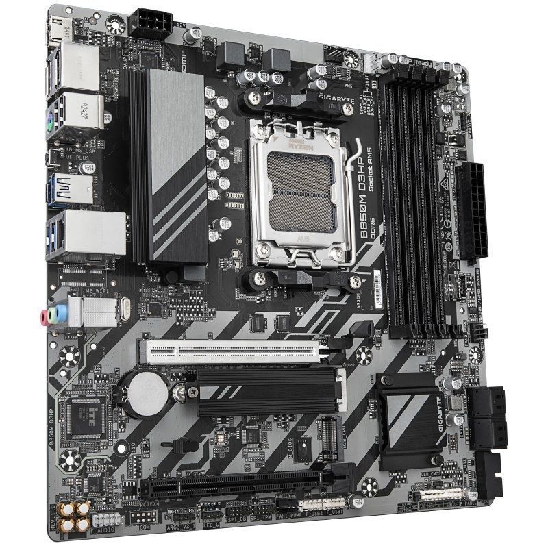 Placa-mãe Gigabyte B850M D3HP / Socket AM5 / DDR5 / PCIe 5.0 / Micro ATX