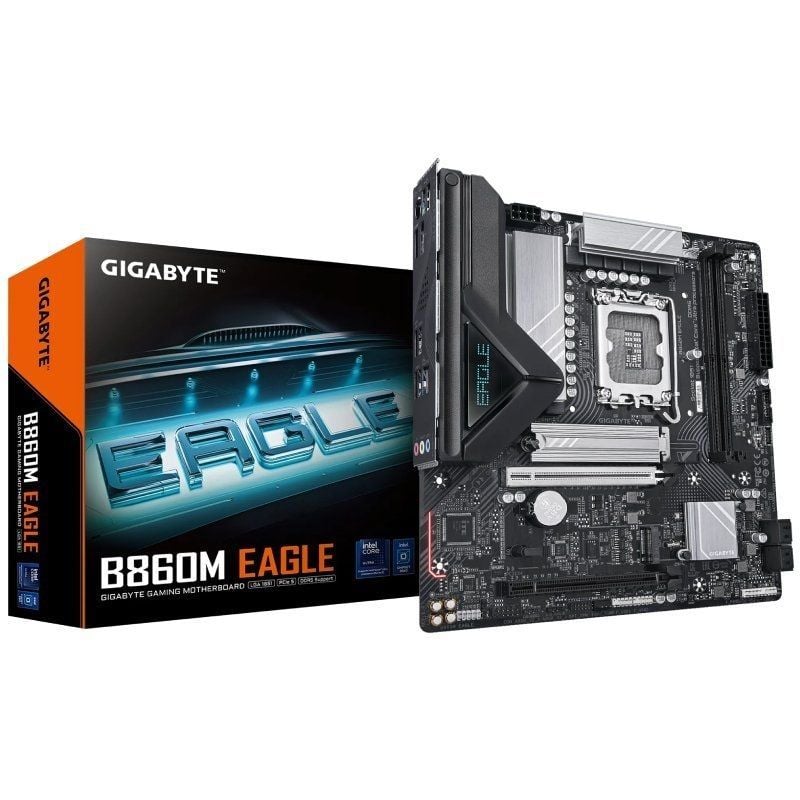 Placa-mãe Gigabyte B860M EAGLE Socket 1851 / Micro ATX