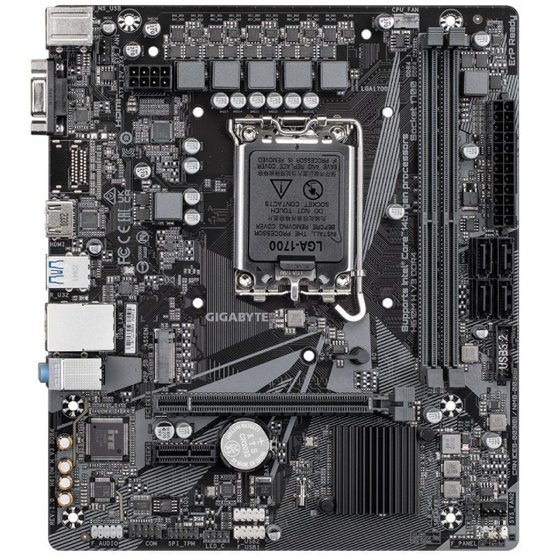 Placa-mãe Gigabyte H610M H V3 DDR4 Socket 1700 / Micro ATX