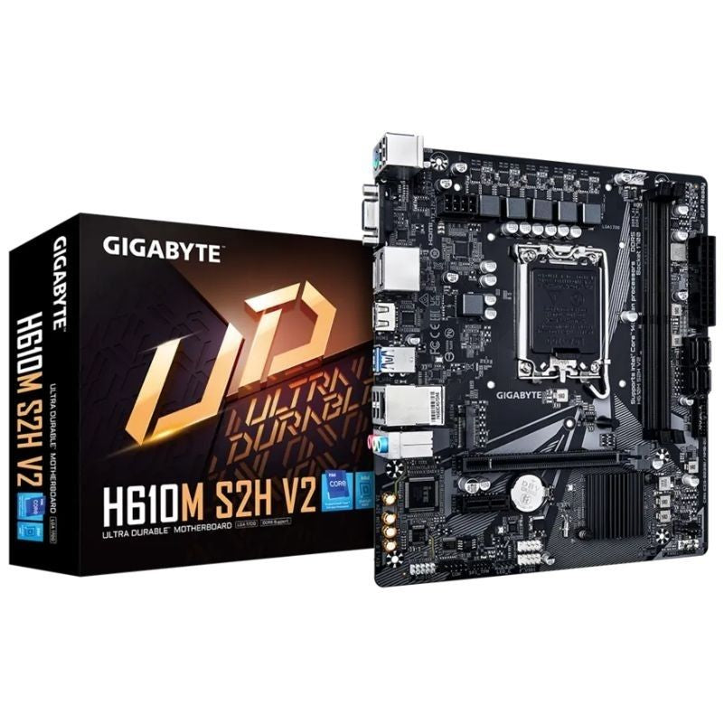 Placa-mãe Gigabyte H610M S2H V2 Socket 1700 / Micro ATX