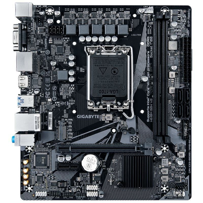 Placa-mãe Gigabyte H610M S2H V2 Socket 1700 / Micro ATX