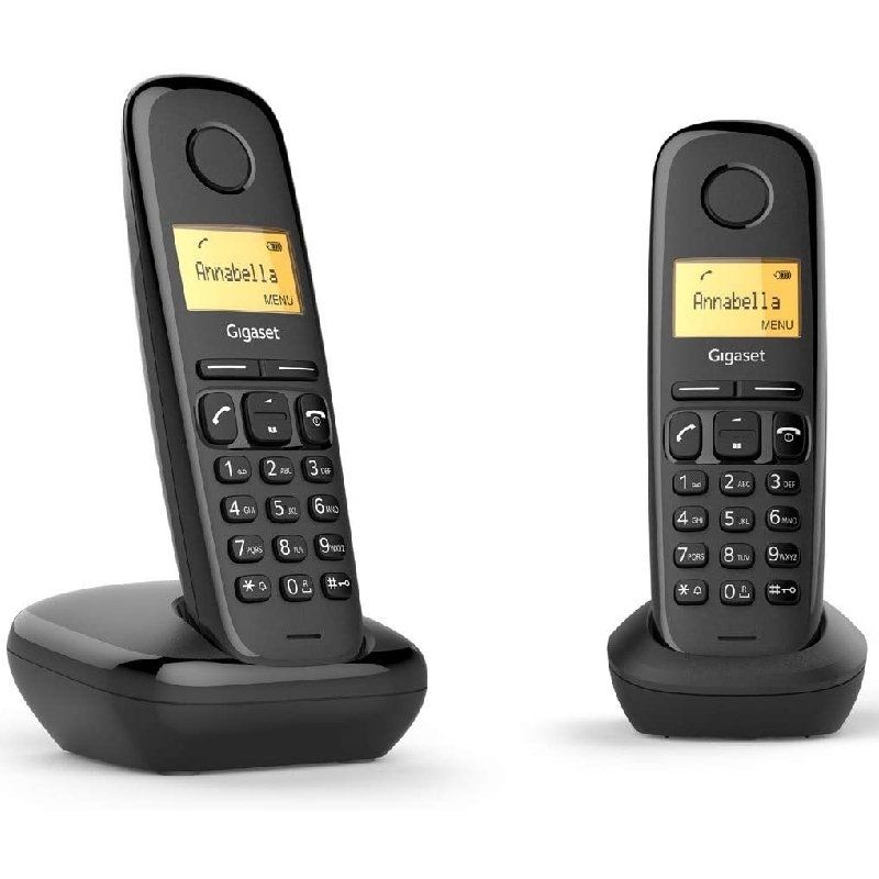 Telefone sem Fios Gigaset A270 / DUO Pack / Preto