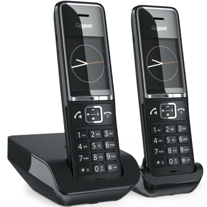 Telefone sem Fios Gigaset Comfort 550 / DUO Pack / Preto