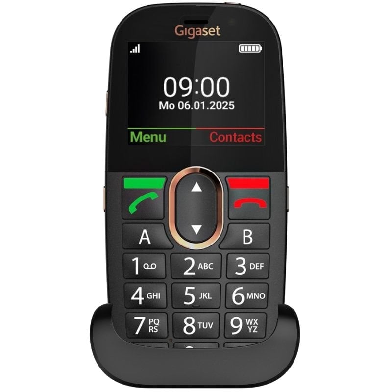 Gigaset GL695 Telemóvel para Idosos / 4G / Preto