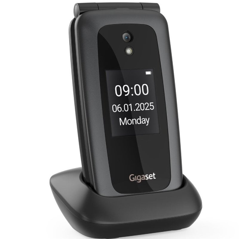 Telemóvel Gigaset GL795 para Idosos / 4G / Preto